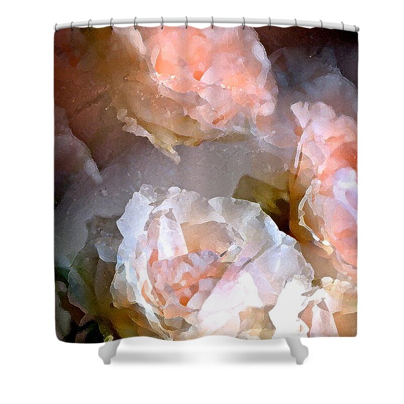 Floral Shower Curtain featuring the photograph Rose 154 by Pamela Cooper