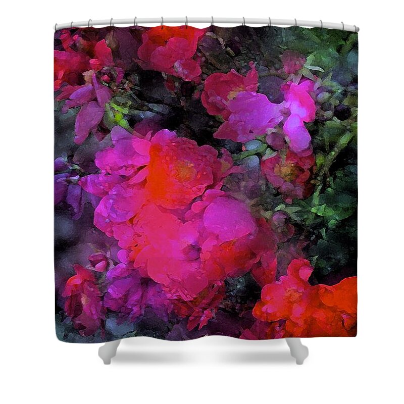 Floral Shower Curtain featuring the photograph Rose 235 by Pamela Cooper