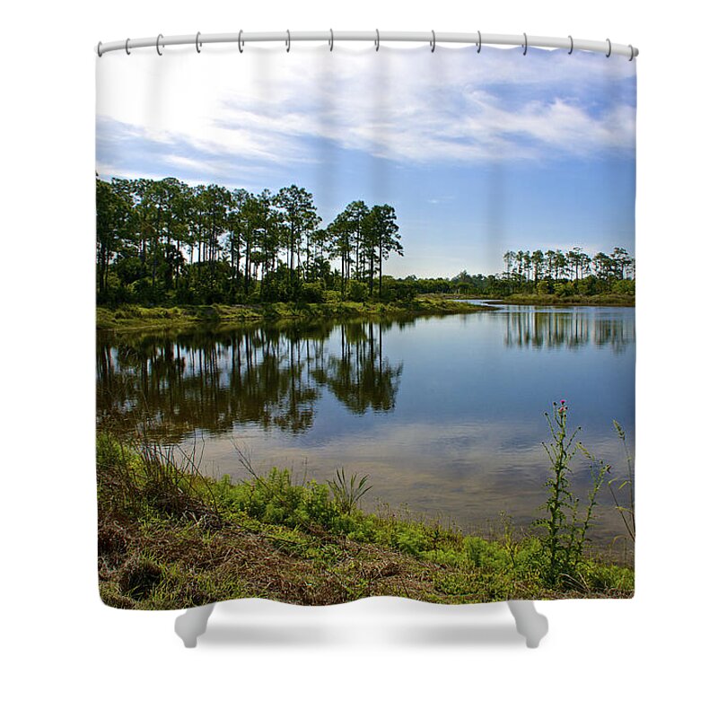 Florida Shower Curtain featuring the photograph Rough Edges by Kathi Isserman