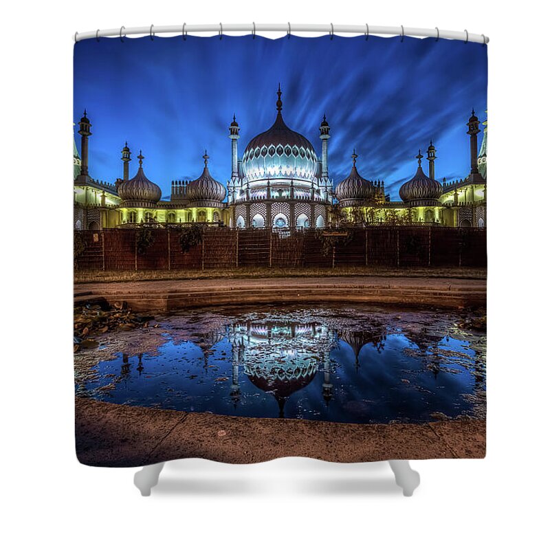 Royalty Shower Curtain featuring the photograph Royal Pavilion Brighton by Andrew Thomas