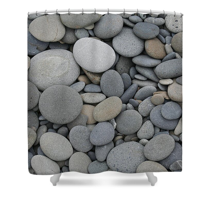Olympic National Park Shower Curtain featuring the photograph Ruby Beach Pebbles by Paul Schultz