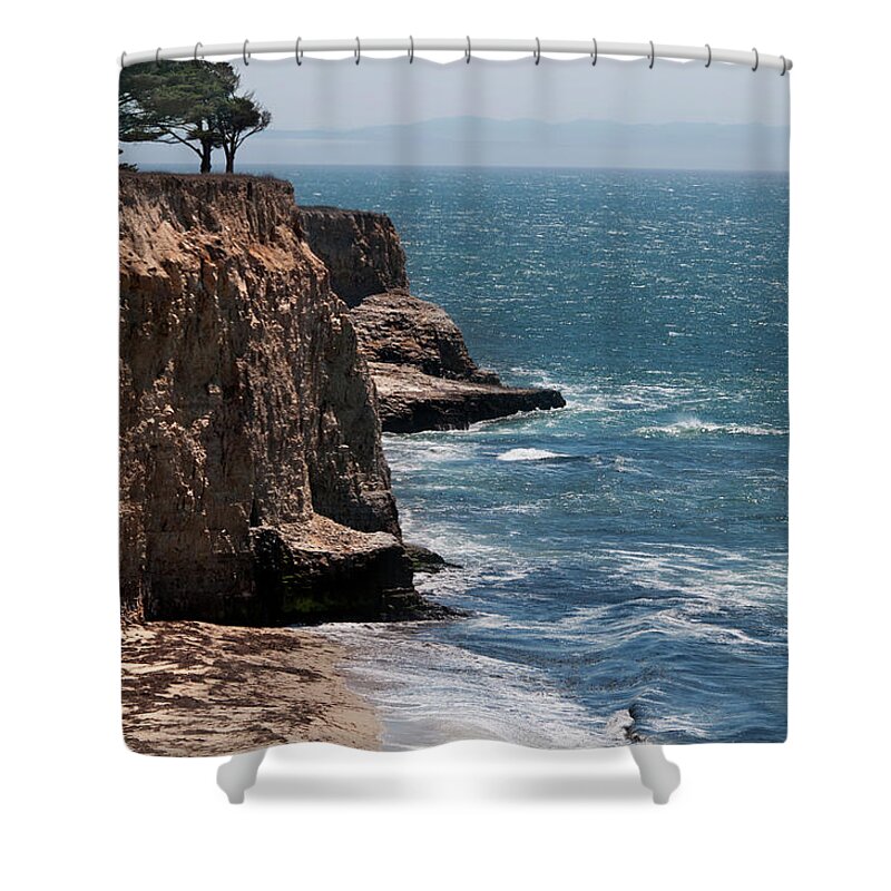 Scenics Shower Curtain featuring the photograph Rustic Davenport Coast by Mitch Diamond