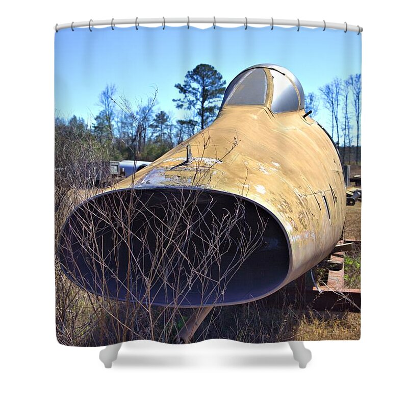 7866 Shower Curtain featuring the photograph Sabre Snout by Gordon Elwell