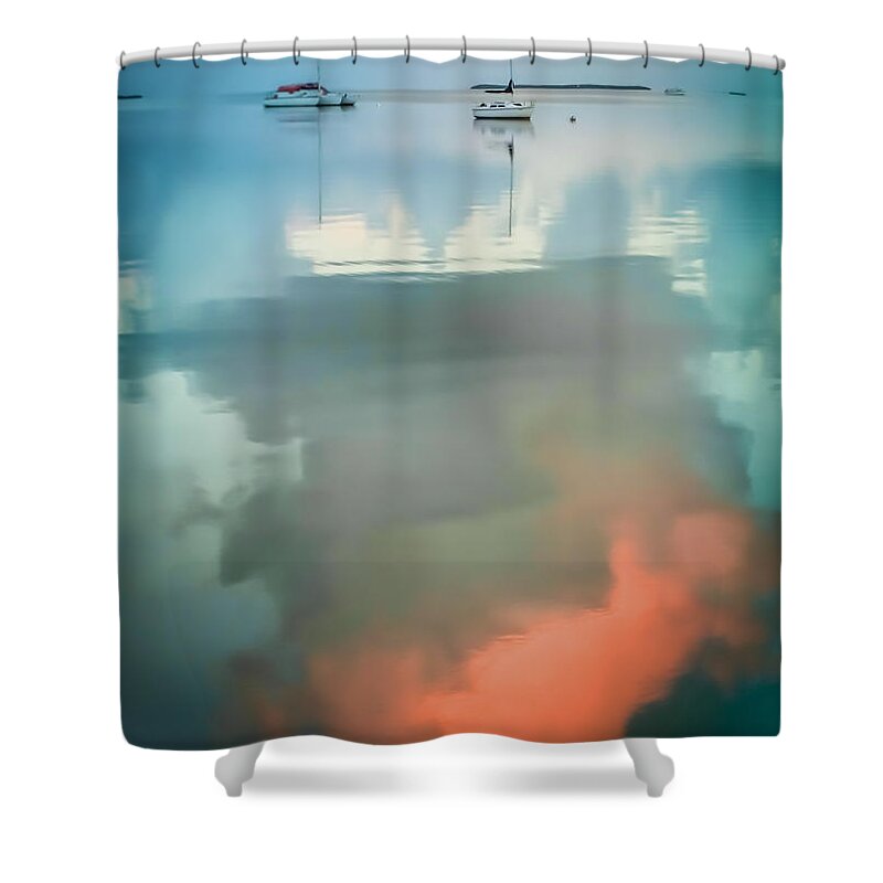 Sailing Upon Dreams Shower Curtain featuring the photograph Sailing Upon Dreams by Karen Wiles
