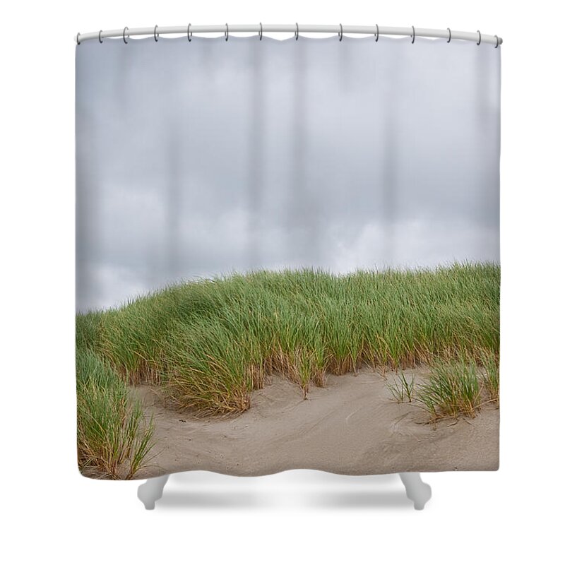 Beach Shower Curtain featuring the photograph Sand Dunes and Grass by Jeff Goulden
