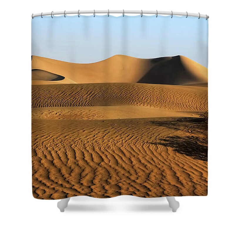 Tranquility Shower Curtain featuring the photograph Sand Dunes by David Toussaint