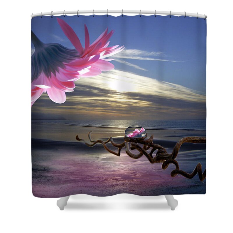 Sands Of Time Shower Curtain featuring the photograph Sands of Time by Barbara St Jean
