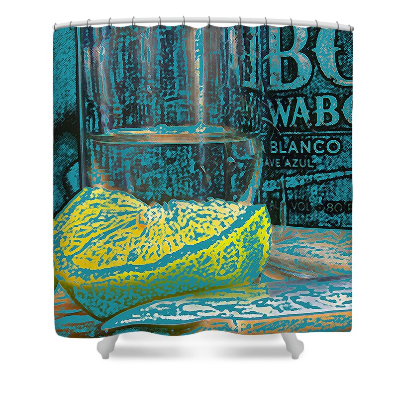 Tequila Shower Curtain featuring the photograph Sans Sal by Joe Schofield