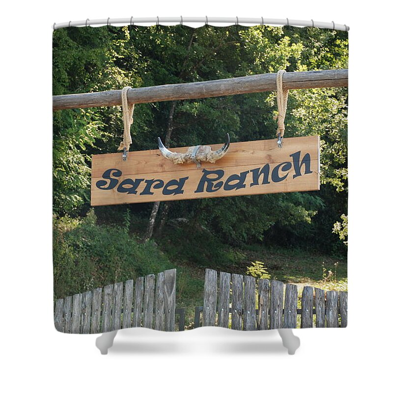 Ranch Shower Curtain featuring the photograph Sara Ranch by Dany Lison