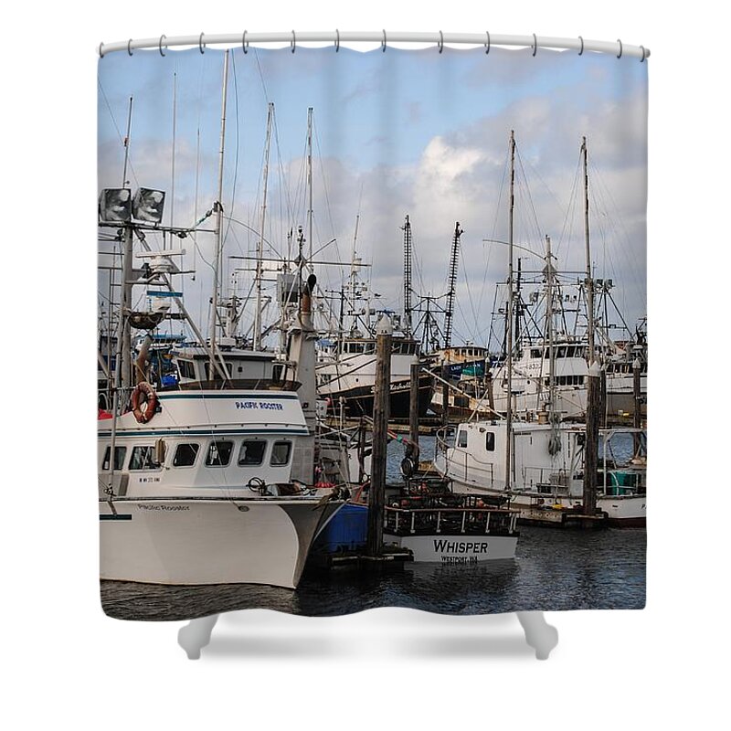 Fishing Boats Shower Curtain featuring the photograph Saturday Afternoon by Cassius Johnson