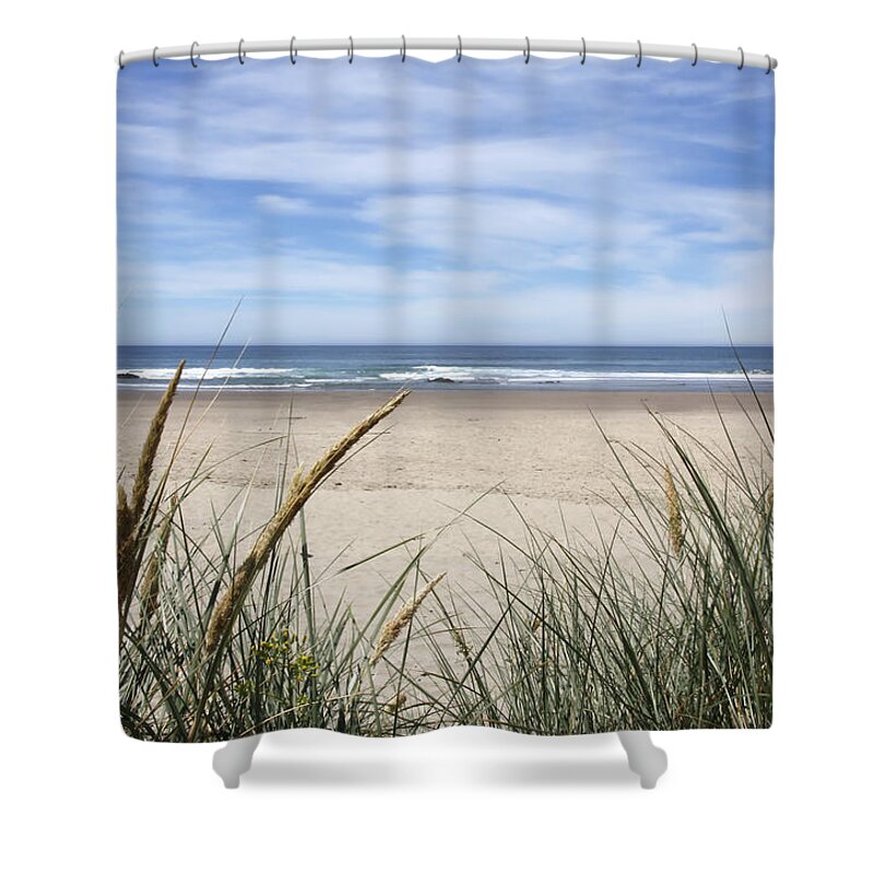 Beach Shower Curtain featuring the photograph Scenic Oceanview by Athena Mckinzie