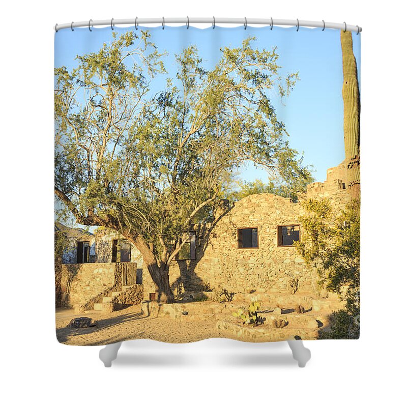 Abandoned Shower Curtain featuring the photograph Scorpion Gulch Phoenix Arizona by Ken Brown