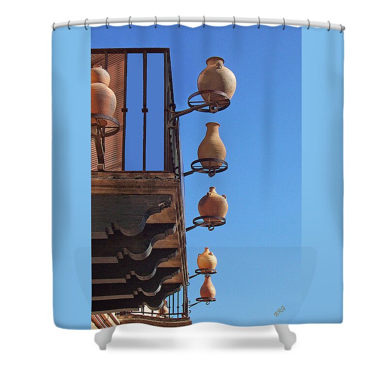 Pottery Shower Curtain featuring the photograph Sedona Jugs by Ben and Raisa Gertsberg