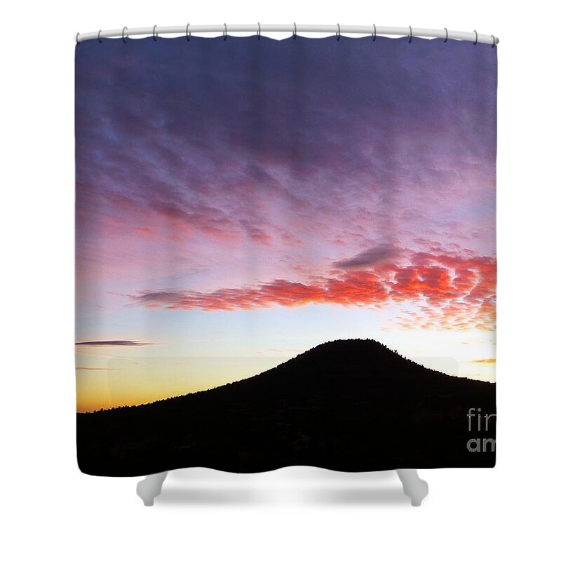 Sunset Shower Curtain featuring the photograph Sedona Sunset by Mars Besso