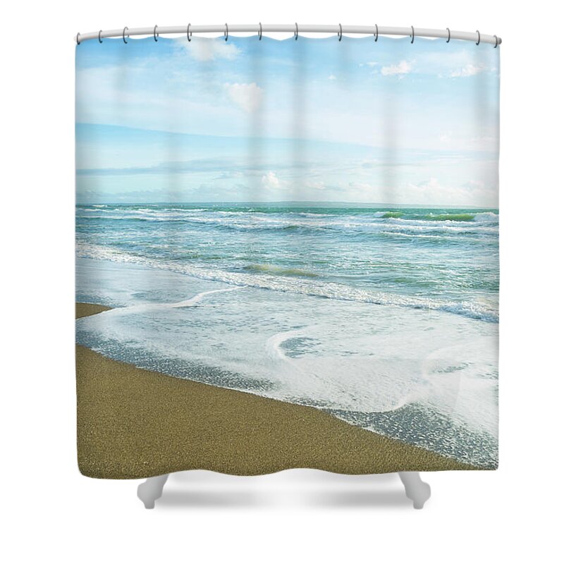Scenics Shower Curtain featuring the photograph Seminyak Beach, Bali by John Harper