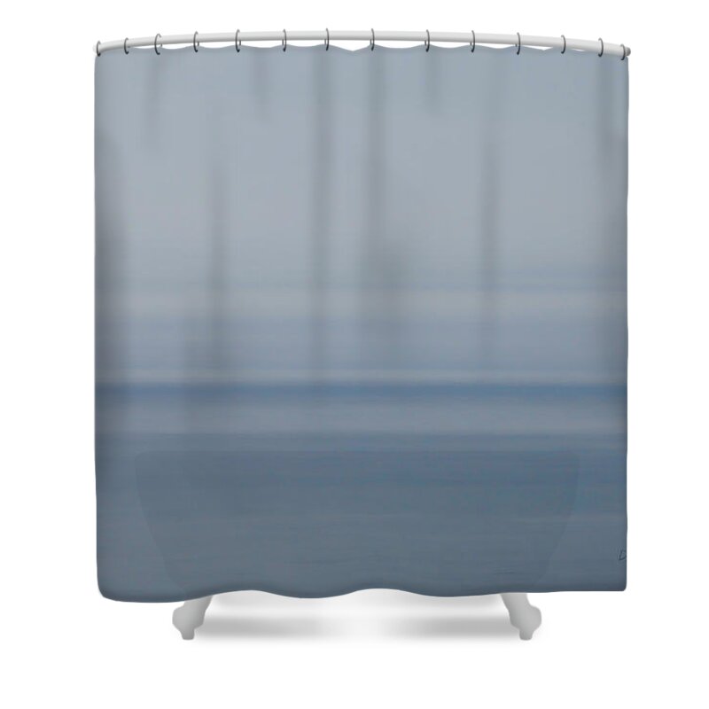 Ocean Shower Curtain featuring the photograph Serene Sea by Donna Blackhall
