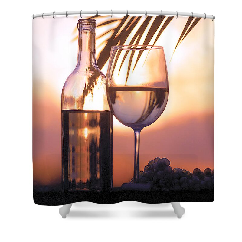 Sunset Shower Curtain featuring the photograph Serenity by Jon Neidert