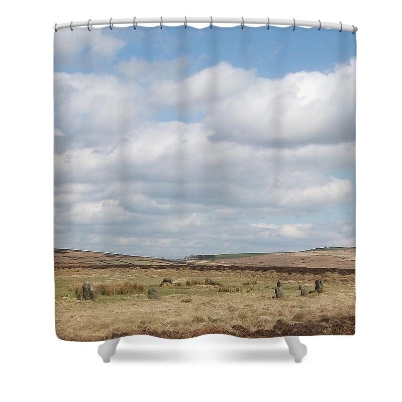 Stone Shower Curtain featuring the photograph Seven Stones Of Hodron by Asa Jones