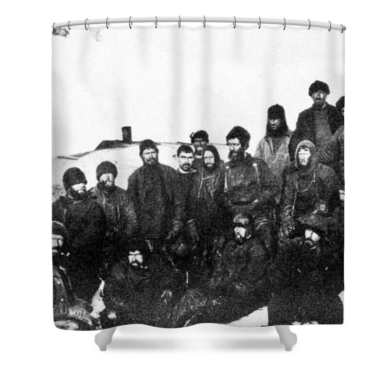 1916 Shower Curtain featuring the photograph Shackleton Expedition, 1916 by Granger