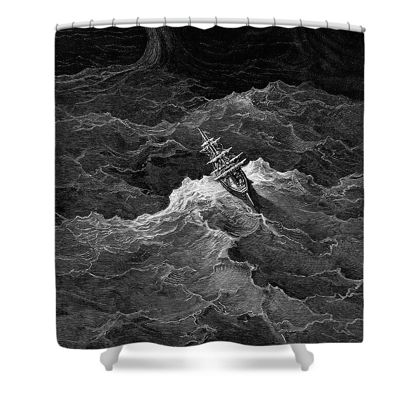 Mariner Drawings Shower Curtains