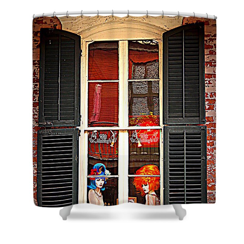 Shop Window Shower Curtain featuring the photograph Shop Window by Beth Vincent