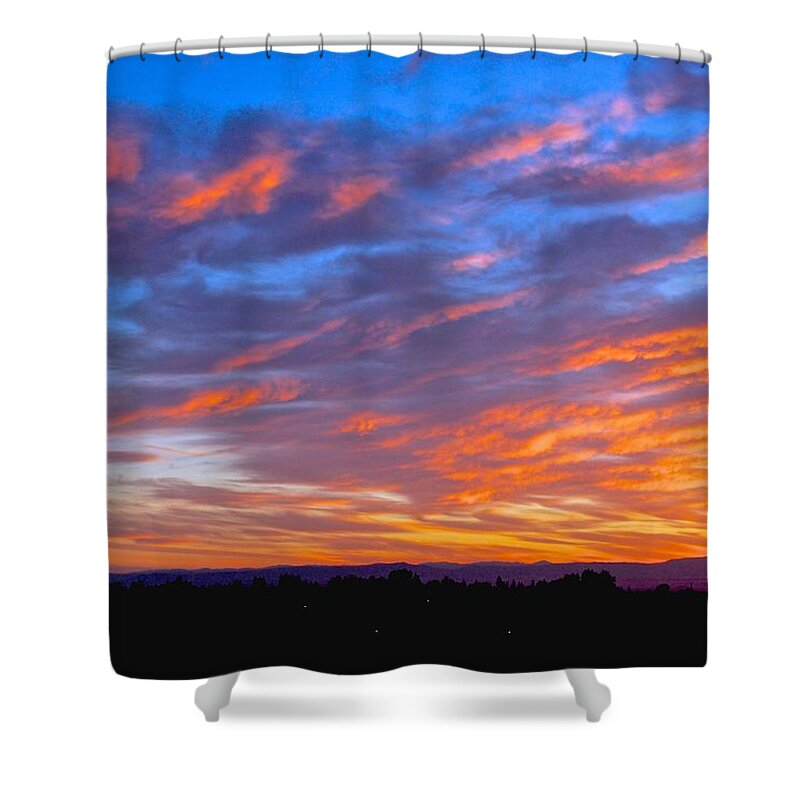 Sierra Nevada Shower Curtain featuring the photograph Sierra Nevada Sunrise by Eric Tressler