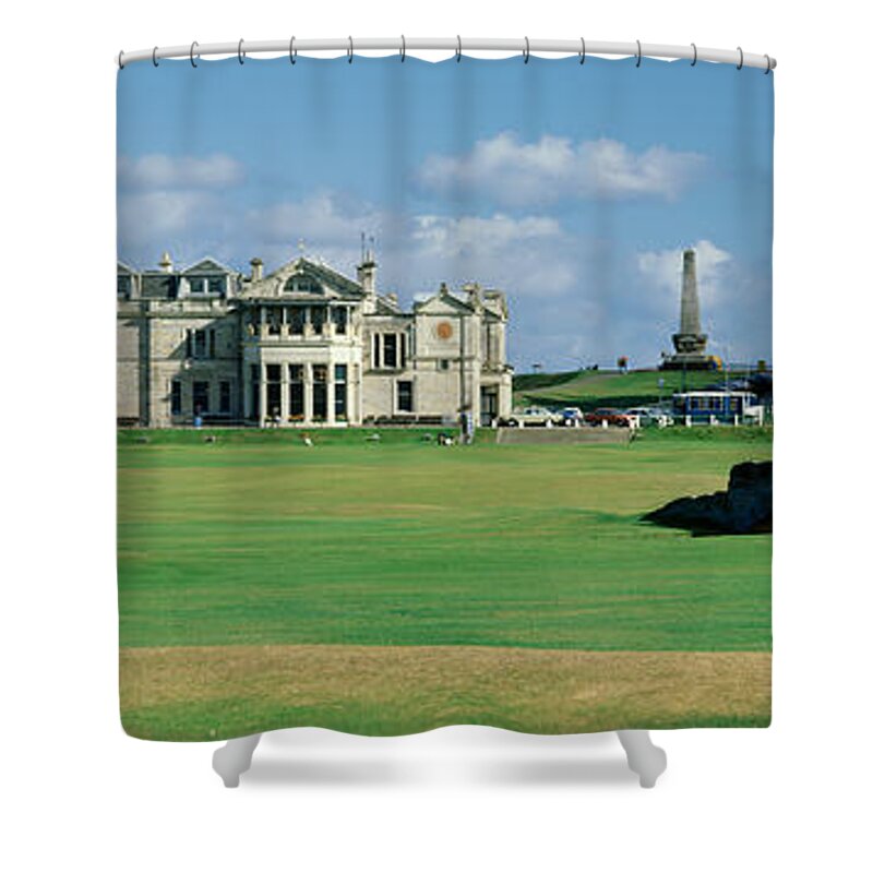 Photography Shower Curtain featuring the photograph Silican Bridge Royal Golf Club St by Panoramic Images