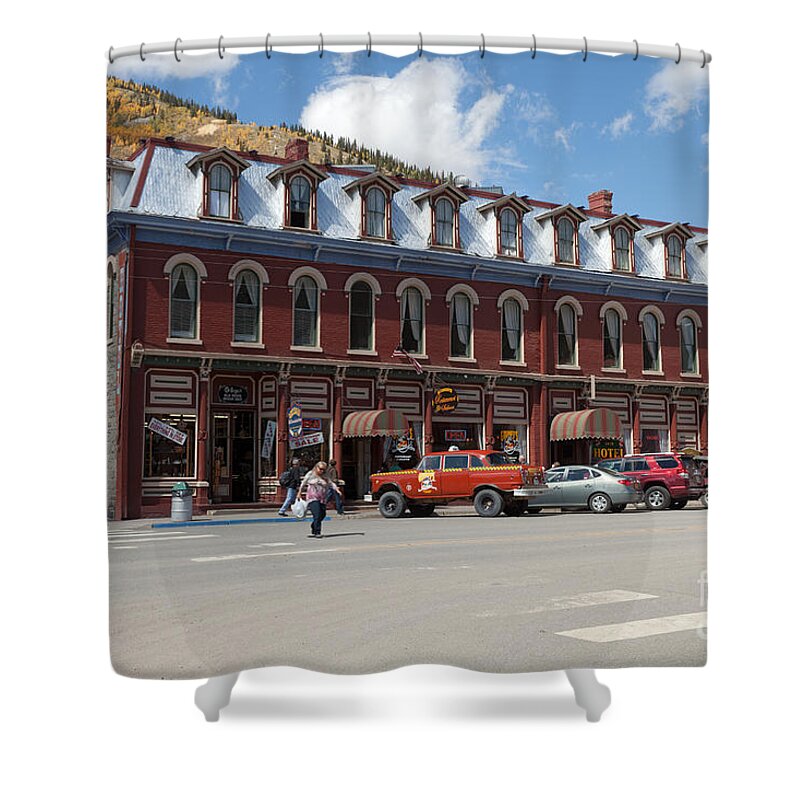 Afternoon Shower Curtain featuring the photograph Silverton Colorado by Fred Stearns