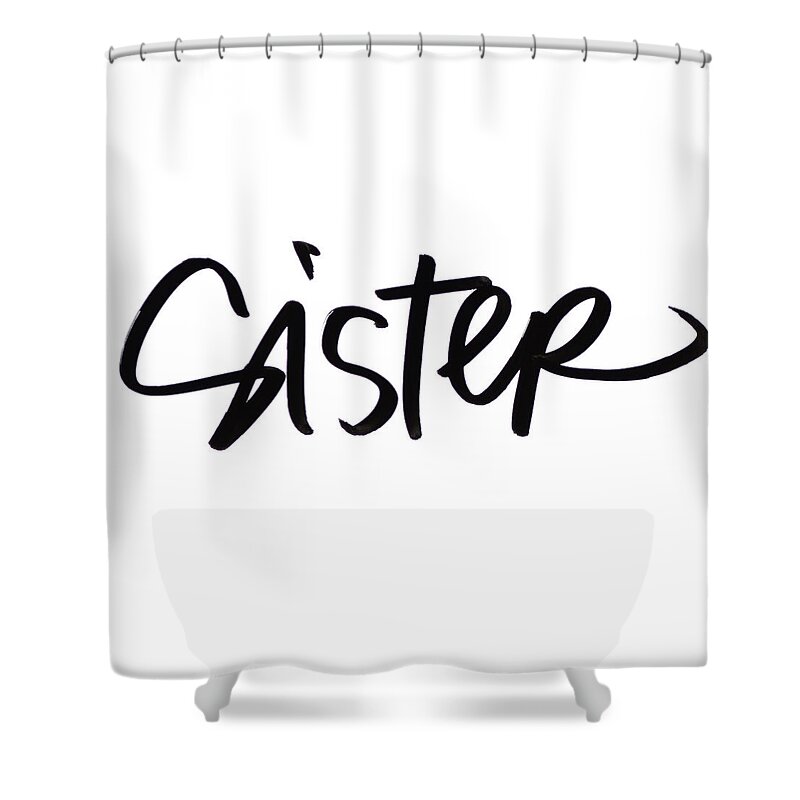 Sister Shower Curtain featuring the digital art Sister by Sd Graphics Studio
