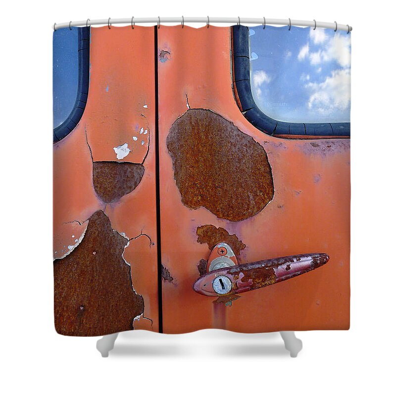 International Shower Curtain featuring the photograph Sky Door by Richard Reeve