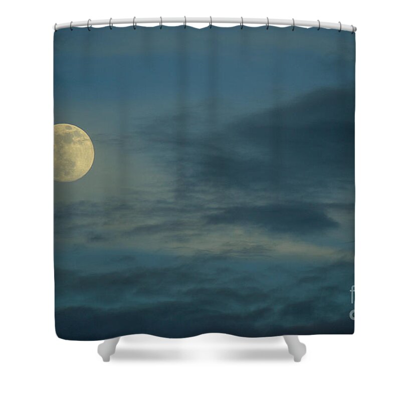 Moon Shower Curtain featuring the photograph Sky Moon by Dale Powell