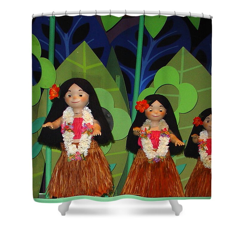 Disney World Shower Curtain featuring the photograph Small World's Finest Dancers by David Nicholls