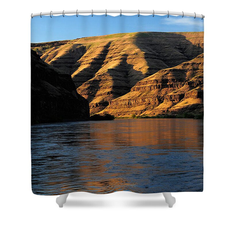 Canyon Shower Curtain featuring the photograph Snake River Canyon by Theodore Clutter