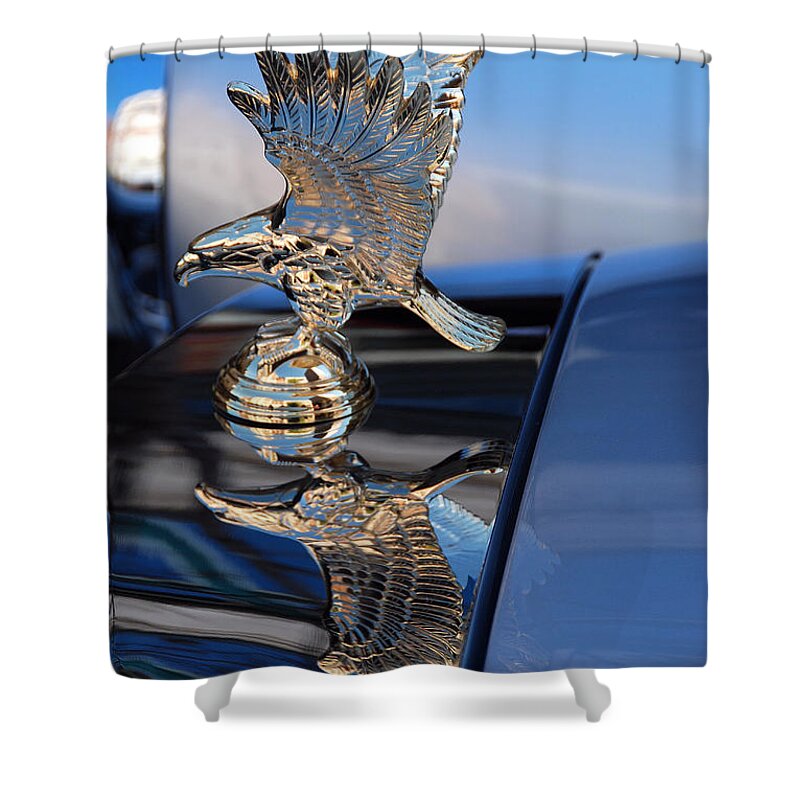 Automotive Bling Shower Curtain featuring the photograph Soar with the Eagles.... by John Schneider