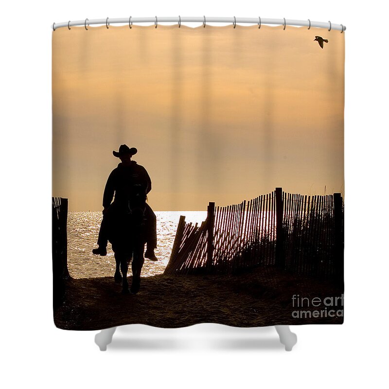 Horse Shower Curtain featuring the photograph Solitude by Carol Lynn Coronios