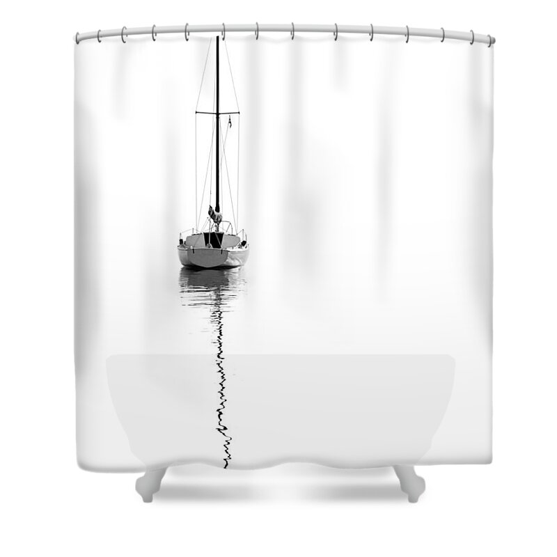 Tahoe Shower Curtain featuring the photograph Solitude for canvas by Lar Matre