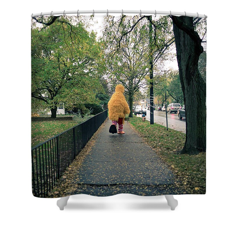 Grass Shower Curtain featuring the photograph Solo Costume On Halloween by Tyler Finck Www.sursly.com