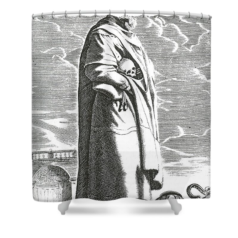 Western Philosophy Shower Curtain featuring the photograph Solon Of Athens, Sage Of Greece by Science Source