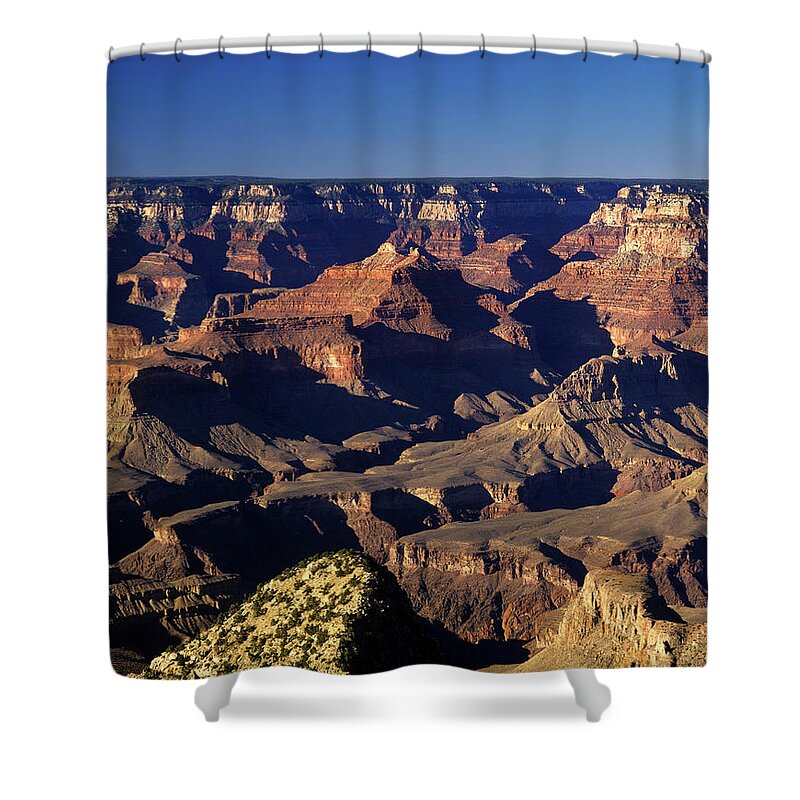 Scenics Shower Curtain featuring the photograph South Rim Of The Grand Canyon As Seen by Manfred Gottschalk