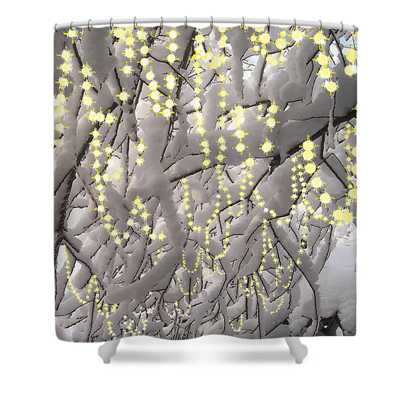 Christmas Shower Curtain featuring the photograph Sparkling Christmas by R Allen Swezey