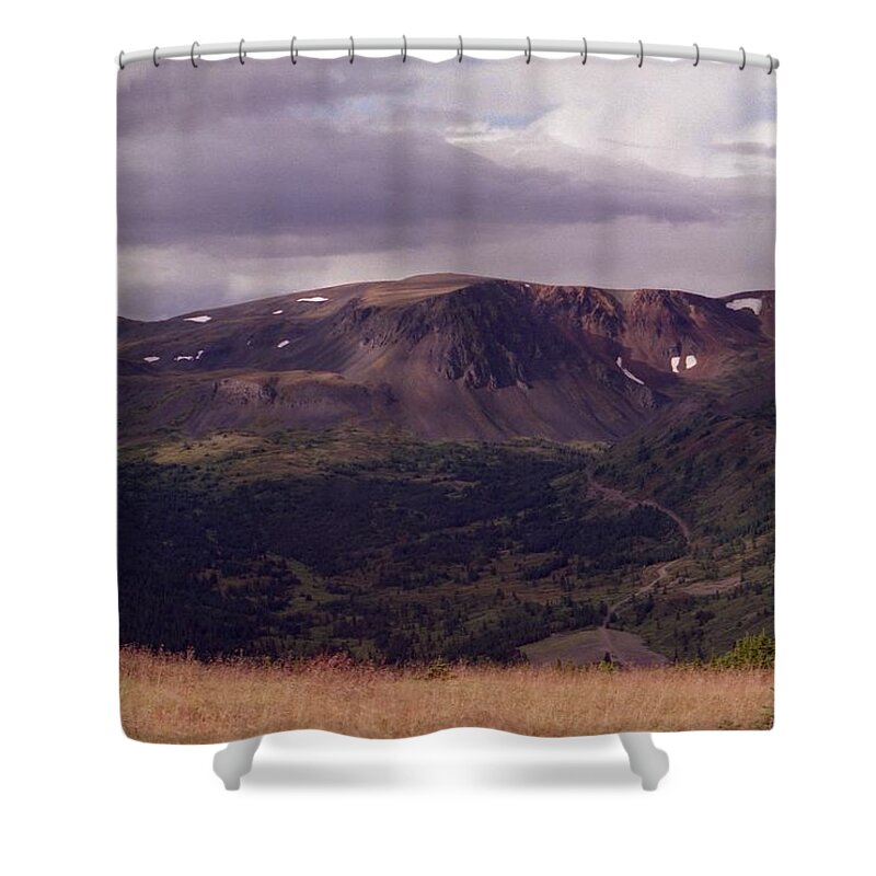 Plateau Shower Curtain featuring the photograph Spatzizzi Plateau by Vivian Martin