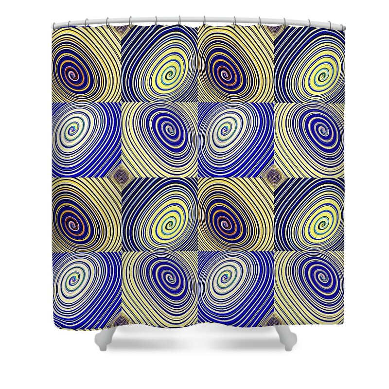 Spiral Design 1 Shower Curtain for Sale by Sarah Loft