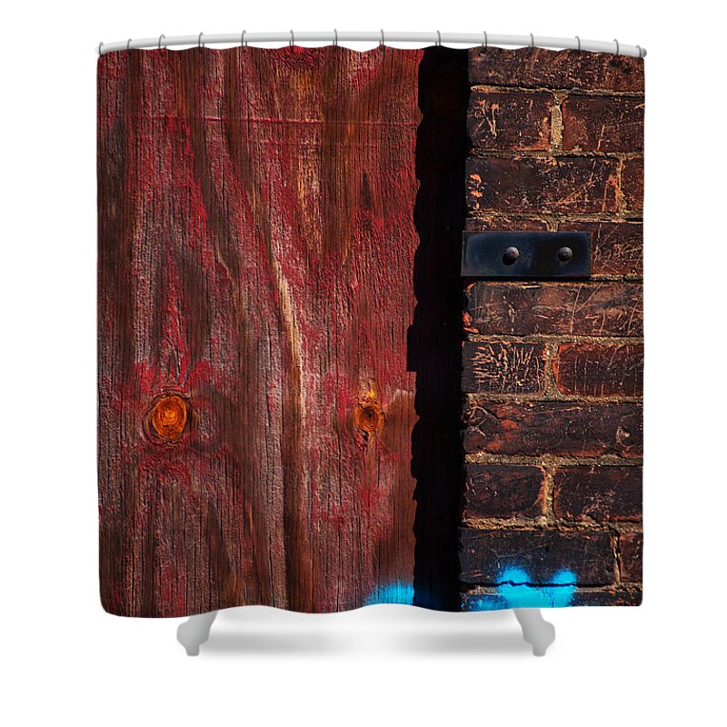 Building Shower Curtain featuring the photograph Spot Painting by Karol Livote