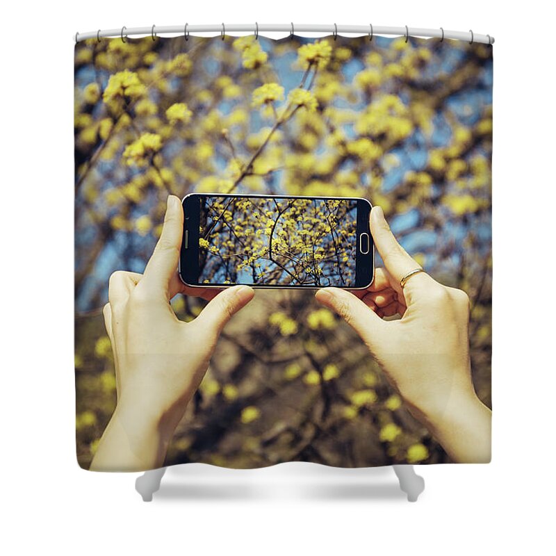 People Shower Curtain featuring the photograph Spring In Uiseong County by Insung Jeon