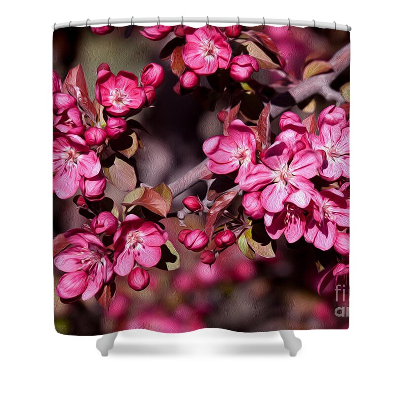 Blossoms Shower Curtain featuring the photograph Spring's Arrival by Roselynne Broussard