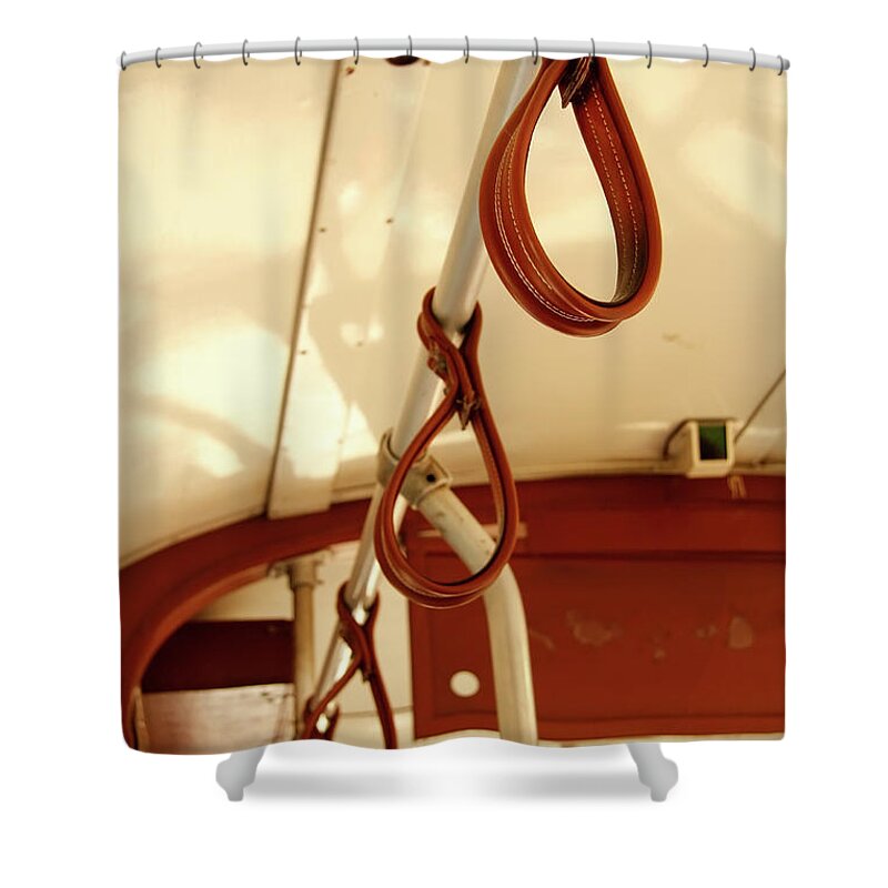 Kg Shower Curtain featuring the photograph St. Charles Streetcar by KG Thienemann