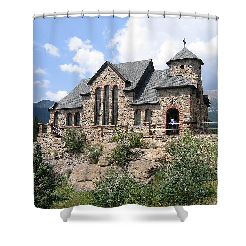 St. Malo Church Shower Curtain featuring the photograph St. Malo Church by Suzanne Theis