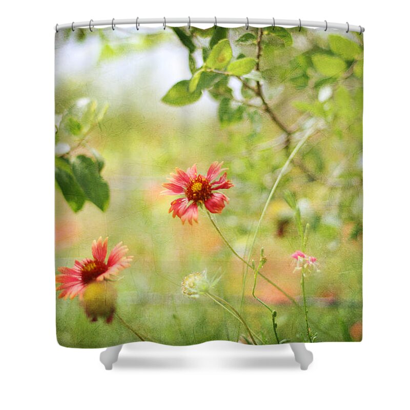 Floral Shower Curtain featuring the photograph Stand Out by Jeff Mize