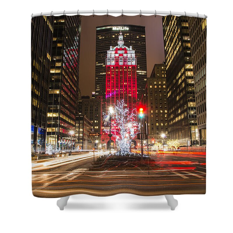 Met Life Shower Curtain featuring the photograph Starting to Look a lot like Christmas by Theodore Jones