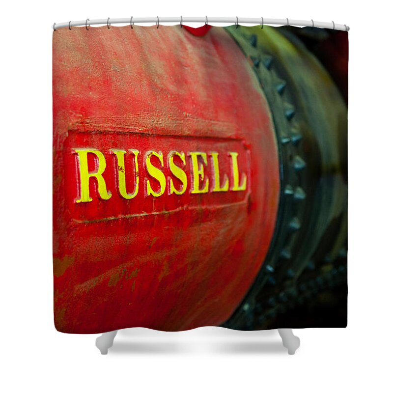 Russell Steam Traction Engine Shower Curtains